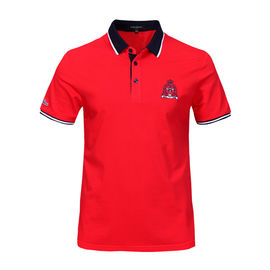 logo embroidery short sleeve polo t-shirt men polo