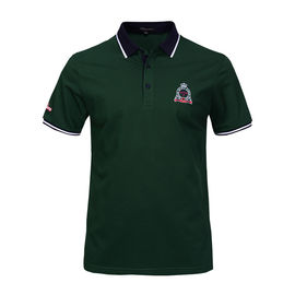 logo embroidery short sleeve polo t-shirt men polo