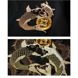 OEM Available Mens Trendy T Shirts With Chinese Style Embroidered Pattern