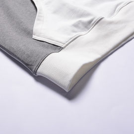 Print Pattern Mens Color Block Sweatshirt , Stylish Hoodies For Men Standard Thickness
